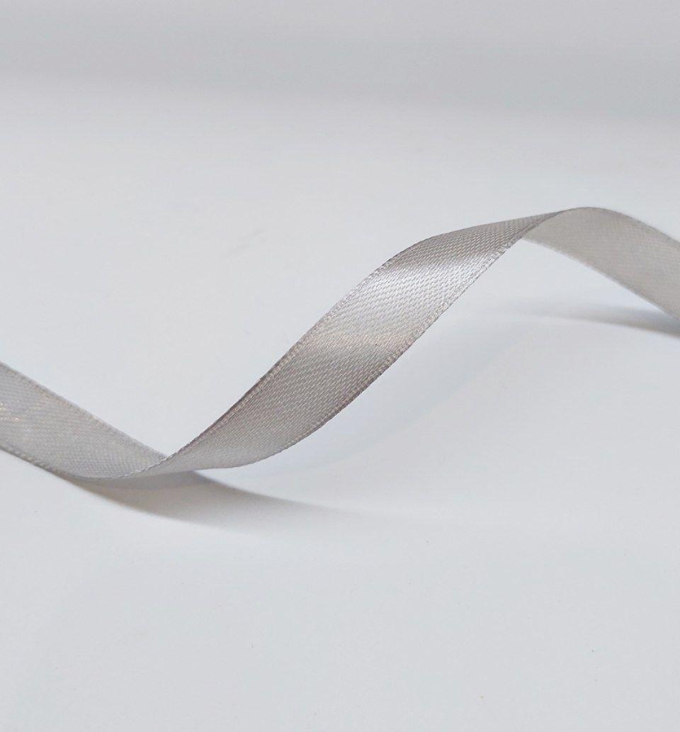 Стрічка атласна LiaM Сіра 1,2 см ширина