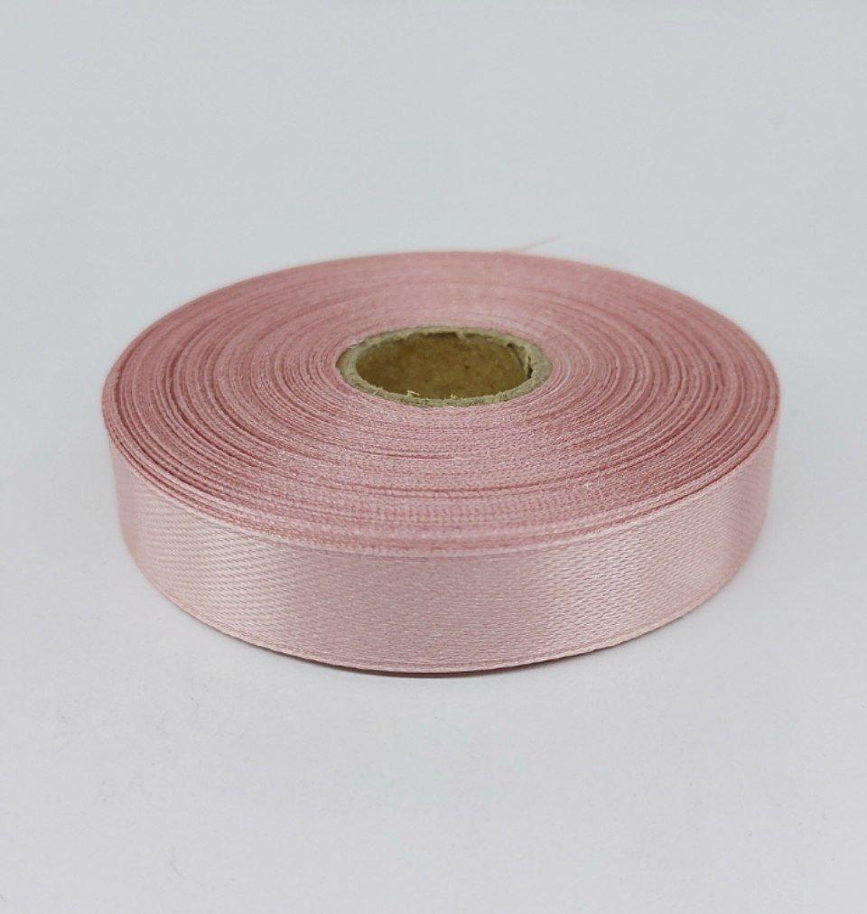 Стрічка атласна LiaM Пудрова 1,2 см ширина 25 ярдів