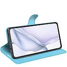 Чохол-книжка Litchie Wallet для Huawei P50 Light Blue, фото 4