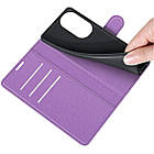 Чохол-книжка Litchie Wallet для Huawei P50 Violet, фото 4
