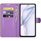 Чохол-книжка Litchie Wallet для Huawei P50 Violet, фото 6