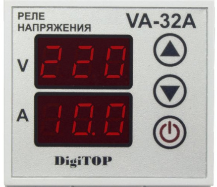 Панель керування однофазного реле напруги V-32A