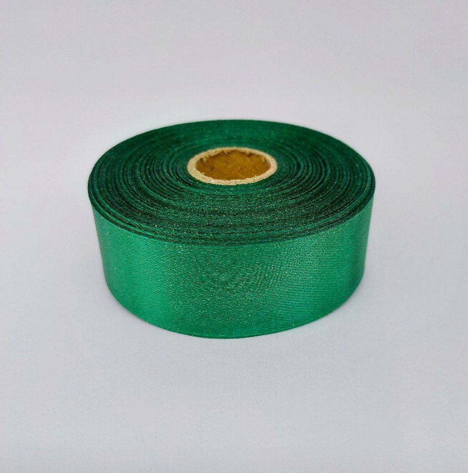 Стрічка атласна LiaM Смарагдова 2,5 см ширина 23 метри