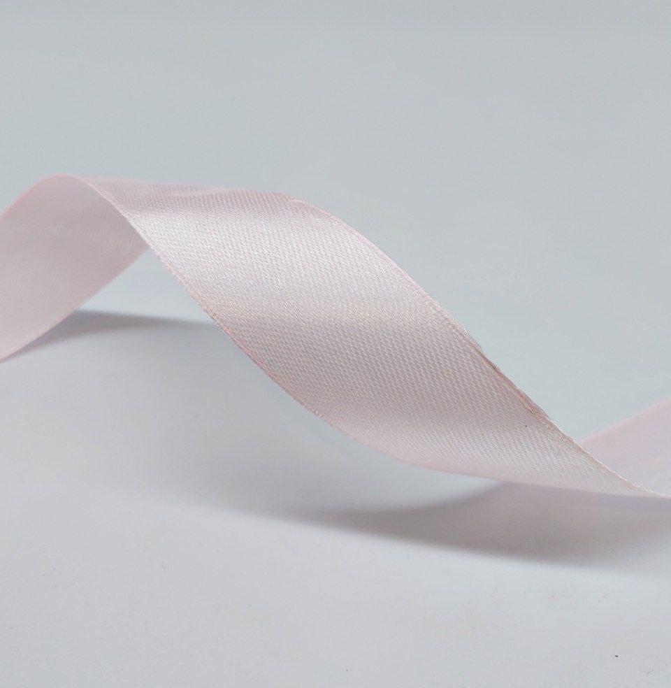 Стрічка атласна LiaM Ніжно-рожева 2,5 см ширина