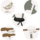 Дитячий металевий біговел Комфорт з підніжкою, сірий Smoby 770126, фото 3