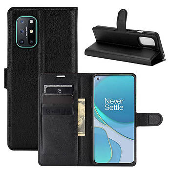 Чохол-книжка Litchie Wallet для OnePlus 8T Black