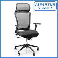 Компьютерное кресло Barsky BS-03 Style Black, сеточное кресло, черный