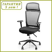 Офисное кресло Barsky BS-03 Style Black, сеточное кресло