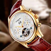 МУЖКІ НАРУЧНІ ЧАСИ Carnival Swiss Brown, фото 2