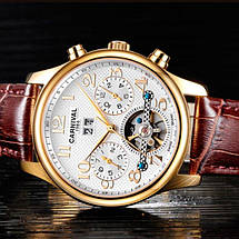 МУЖКІ НАРУЧНІ ЧАСИ Carnival Swiss Brown, фото 5