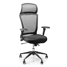 Офісне крісло Barsky BS-03 Style Black, сіткове крісло, фото 4
