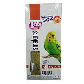 LoLo Pets Smakers BUDGIE Лакомства для хвилястих папуг яєчний, 90 г