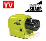 Точило для ножів і ножиць на батарейках Swifty Sharp Motorized Knife Sharpener, фото 2