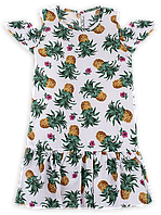 Платье детское хлопковое GABBI PL-20-16-3 Морской гламур Белый на рост 104 (12532)