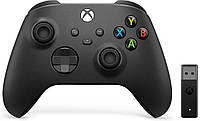 Microsoft Xbox Series X | S Wireless Controller (Carbon Black) + Adapter