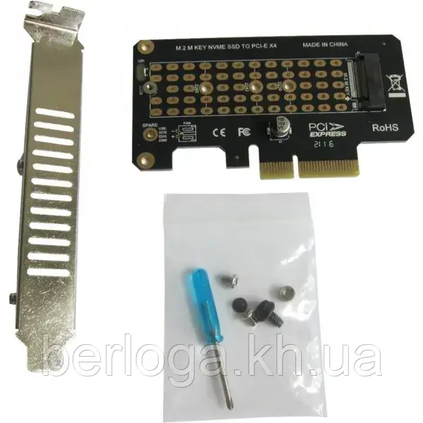 Плата розширення Dynamode PCI-Ex4- M.2 M-key