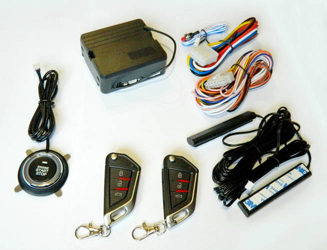 GSM GPS автосигнализация кнопка старт-стоп двигателя с бесключевым ...