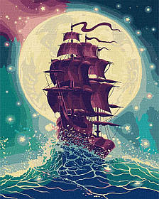 Картина по номерам. "Крізь хвилі" 40*50 см KHO 2753