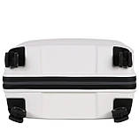 Набір валіз Франція (L M S-3шт) поліпропілен білий/Snowball 94103, фото 6