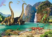 Пазлы Castorland "Мир динозавров" 60 элементов 32 х 23 см В-06922