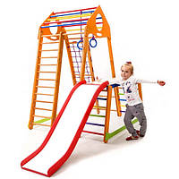 Детский спортивный уголок для дома "BambinoWood Plus 1-1" SportBaby