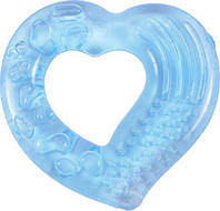 Прорезыватель для зубов с водой Сердечко голубой LI 307