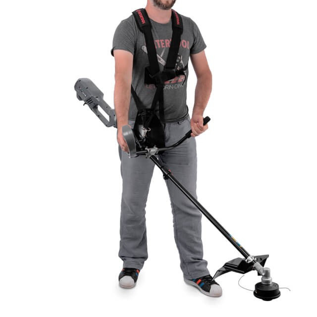 Тример електричний, 1200 Вт, 230 В, ~ 50 Гц, 7500 об./хв, плавний пуск, діаметр обертання диска/лескі 255/380, фото 1