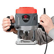 Фрезер, 1200 Вт, 8000-28000 об/хв, цанга 6/8 мм, макс глибина 52 мм INTERTOOL DT-0950, фото 4