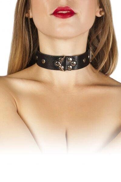 Нашийник Leather Restraints Collar, black