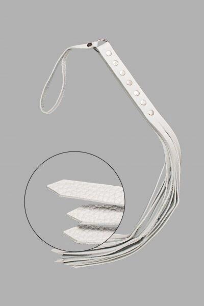 Flogger S&M Fancy Leather Floger White, SL280121