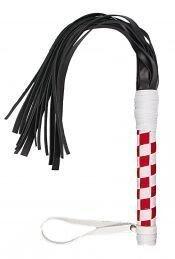Флогер VIP Leather Floger White & Red