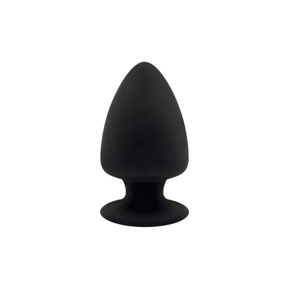 Anal Plug Silexd (модель 1 розмір XS) Двоє -шлейф, силікон+silexpan, діаметр 4,5 см