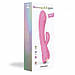 Вібратор -roller з акупресою G - люблю любити Зайчика та Клайд - Рожева пристрасть, фото 3