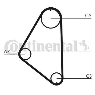 Ремень ГРМ CONTITECH CT558 - Вища Якість та Гарантія! - фото 1 - id-p1613792068