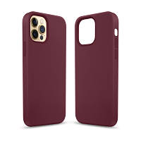 Чехол для мобильного телефона MakeFuture Apple iPhone 12 Pro Max Premium Silicone Plum (MCLP-AI12PMPL)