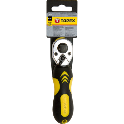 Трещотка Topex трещётка1/2" x 3/8", 135 мм (38D543) - Вища Якість та Гарантія! - фото 2 - id-p1613812989