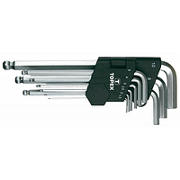 Набор инструментов Topex ключи шестигранные HEX 1.5-10 мм, набор 9 шт.*1 уп. (35D957) - Вища Якість та