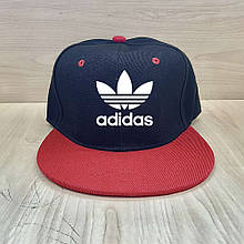 Кепка сніпбек Адідас (Adidas) чоловіча на кожен день, чорна