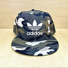 Кепка сніпбек Адідас (Adidas) чоловіча на кожен день, хакі