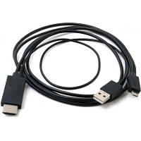 Переходник MHL, microUSB (5pin) M, USB M-HDMI AM (1.8m) Extradigital (KBV1683) - Вища Якість та Гарантія!