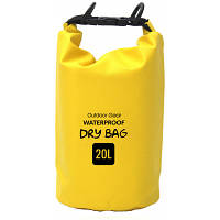 Гермомешок Armorstandart Waterproof Outdoor Gear 20L Yellow (ARM59239) - Вища Якість та Гарантія!