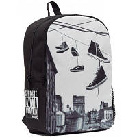 Рюкзак школьный Mojo Бруклин Обувь на проводе Черно-белый (KAB9985236) - Вища Якість та Гарантія!