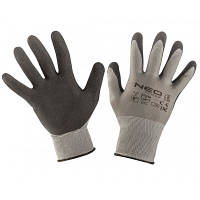 Захисні рукавички Neo Tools робочі, з латексним покриттям (пена), p. 8 (97-617-8)