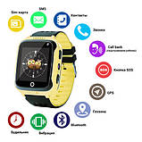 Дитячі розумні смарт годинник Smart Baby watch Q528 з GPS жовтий сенсорний екран з камерою і прослуховуванням + подарунок, фото 2