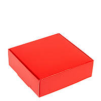 Коробка для десертів без вікна 150х150х50, червона