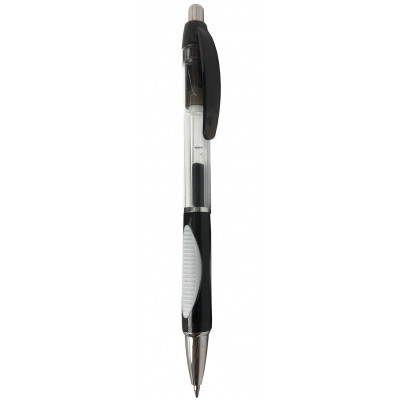 Ручка гельова H-Tone автоматична 0,5мм, чорна, уп. 12 шт. (PEN-HT-JJ20218A-B)