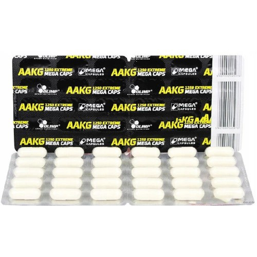 AAKG 1250 Extreme Mega Caps Olimp, 30 капсул (блістер)