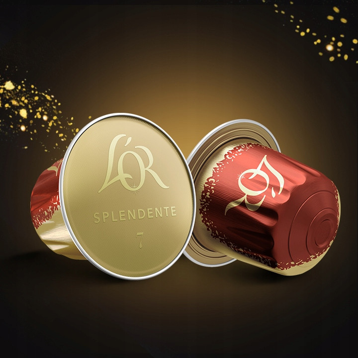 Nespresso капсули L'OR Splendente 7 (Без паковання 10 шт.) Франція Неспресо Льор