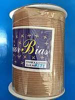 Коса бейка (атласна) КАПУЧИНО