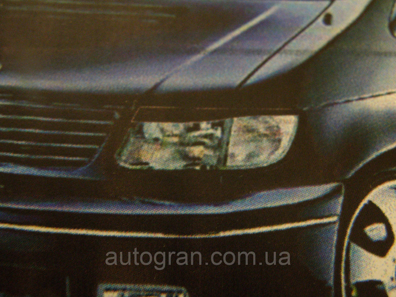 Реснички на фары Mercedes Vito W638 до 2003г, фото 1